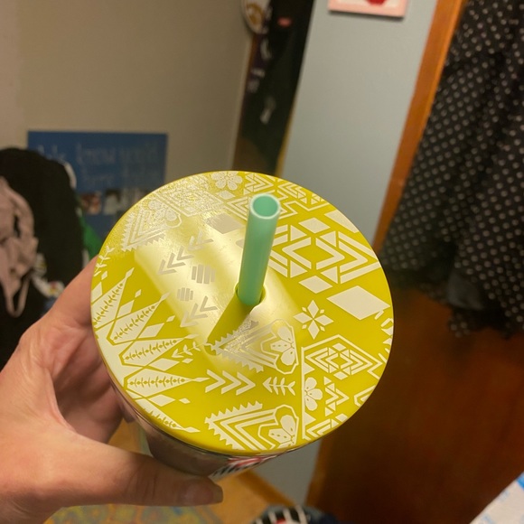 Starbucks NWT Mexico Release Blue & Yellow 24oz Tumbler - Picture 3 of 4